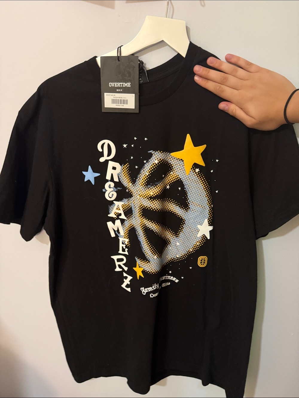 Overtime Black Dreamerz Graphic Short Sleeve Tee
